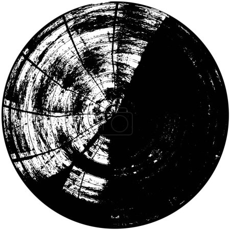 Ilustración de Blanco y negro monocromo viejo grunge vintage textura - Imagen libre de derechos