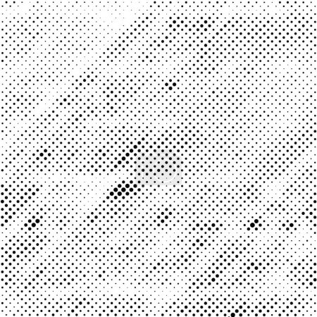 Ilustración de Fondo abstracto. Patrón de puntos de medio tono. Ilustración vectorial en blanco y negro - Imagen libre de derechos