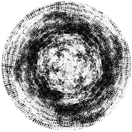 Ilustración de Negro y blanco yeso grietas vector ilustración - Imagen libre de derechos