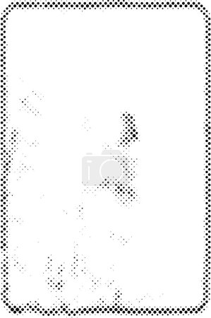 Ilustración de Textura vectorial de angustia monocromática - Imagen libre de derechos