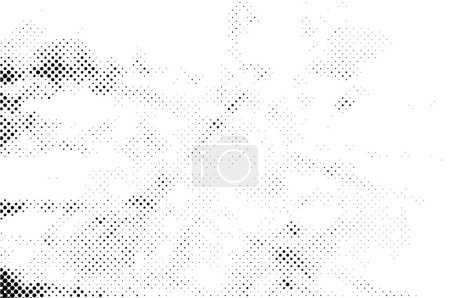 Illustration for Monochrome Distress Vector Texture - Royalty Free Image