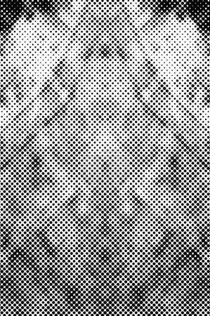 Illustration for Abstract grunge halftone background pattern. - Royalty Free Image