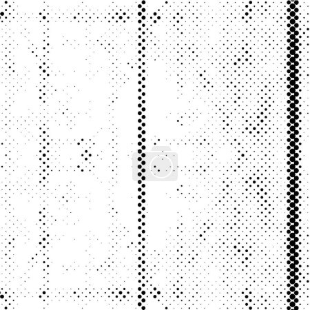 Téléchargez les illustrations : Noir et blanc monochrome vieux grunge vintage altéré fond abstrait texture antique - en licence libre de droit