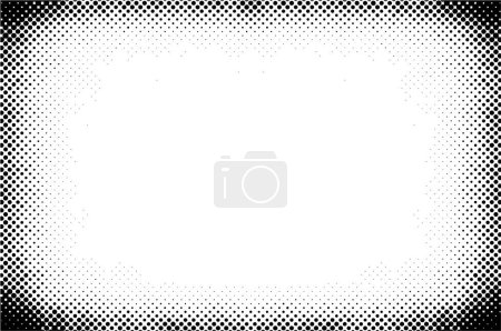 Ilustración de Grunge negro y blanco rasguño angustia textura - Imagen libre de derechos