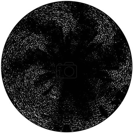 Ilustración de Abstracto blanco y negro monocromo grunge superposición textura. - Imagen libre de derechos