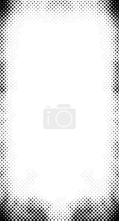 Illustration for Old grunge vintage weathered texture background in black and white - Royalty Free Image