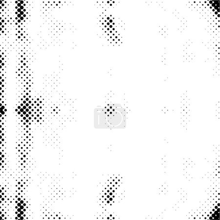 Ilustración de Fondo grunge blanco y negro. patrón abstracto, ilustración vectorial - Imagen libre de derechos