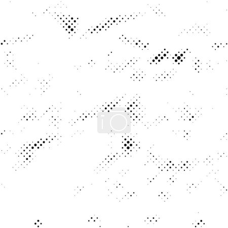 Illustration for Black and white grunge background. abstract pattern, vector illustration - Royalty Free Image