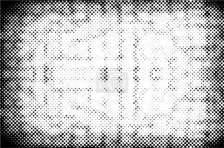 Ilustración de Abstracto monocromo negro y blanco envejecido fondo - Imagen libre de derechos