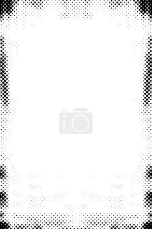 Illustration for Abstract background, monochrome texture. vector illustration - Royalty Free Image