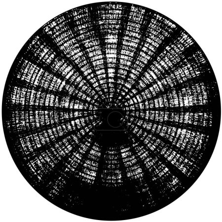 forma redonda abstracta fondo texturizado acromático
