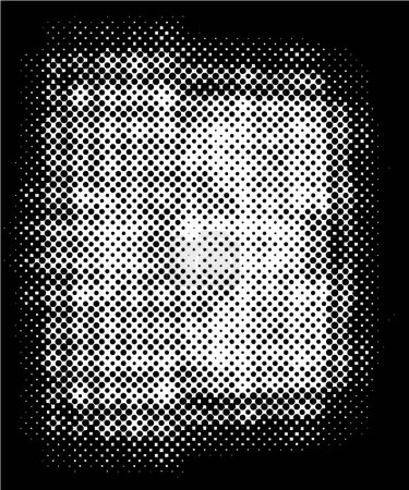 Téléchargez les illustrations : Vieux grunge monochrome noir et blanc fond vieilli, texture abstraite - en licence libre de droit
