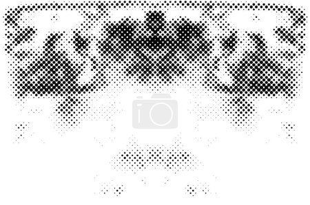 Illustration for Abstract black and white background. modern and grunge texture, vector illustration - Royalty Free Image