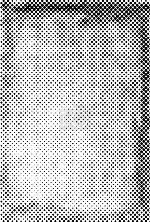 Illustration for Grunge halftone grit background. White and black sand noise wallpaper - Royalty Free Image