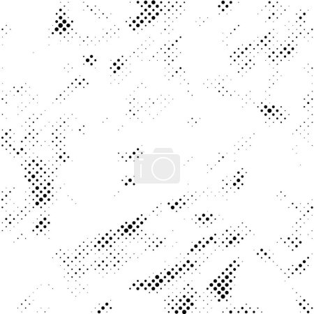 Illustration for Distressed overlay texture of old fabric work - Royalty Free Image