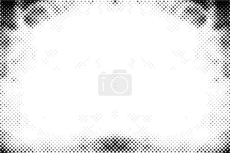 Illustration for Grunge black and white scratch distress texture - Royalty Free Image