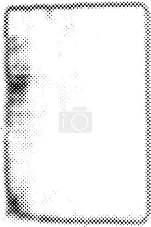 Téléchargez les illustrations : Noir et blanc monochrome vieux grunge vintage fond altéré - en licence libre de droit