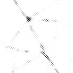 Grunge Pattern. Black and White Texture. Vintage Monochrome Overlay. Vector illustration