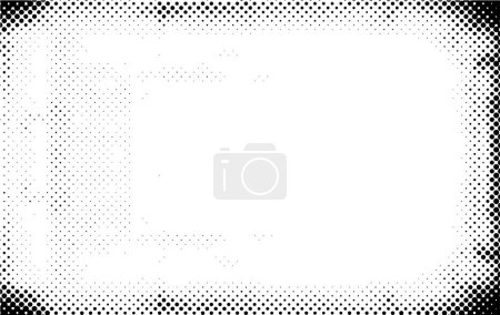 Illustration for Old black and white texture grunge background - Royalty Free Image