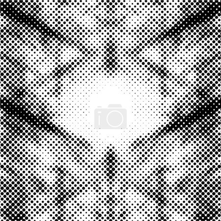Illustration for Vector pixel mosaic made of dots - Royalty Free Image