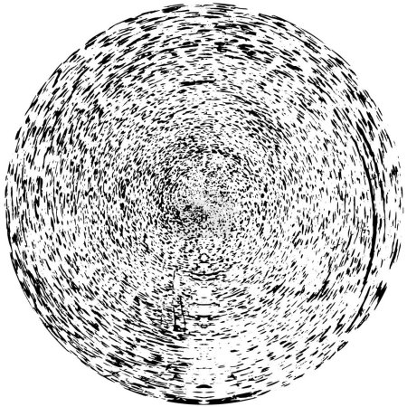 Ilustración de Sello de círculo grunge sobre fondo blanco, ilustración vectorial - Imagen libre de derechos