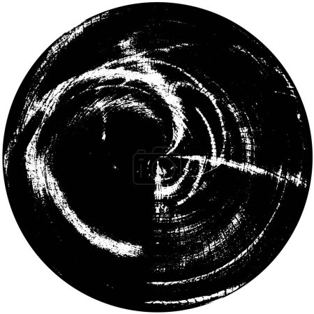 Ilustración de Fondo grunge abstracto en blanco y negro - Imagen libre de derechos