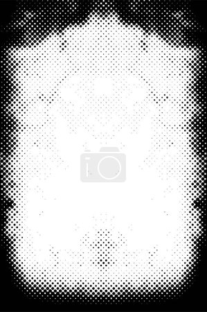 Ilustración de Patrón geométrico Grunge oscuro - Imagen libre de derechos