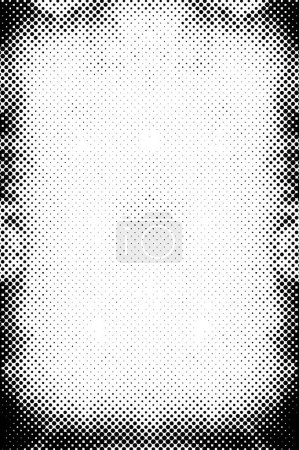 Illustration for Dark Grunge Geometric Pattern - Royalty Free Image