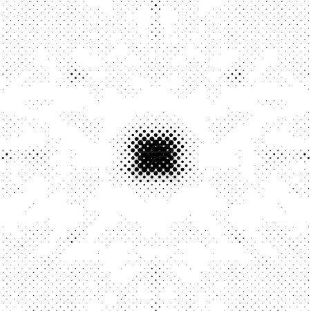 Illustration for Abstract monochrome grunge texture background with dots - Royalty Free Image