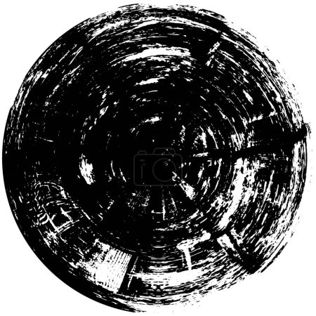 Ilustración de Fondo ornamental monocromático con patrón caleidoscópico - Imagen libre de derechos