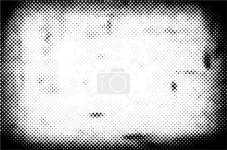 Ilustración de Medio tono abstracto blanco y negro - Imagen libre de derechos