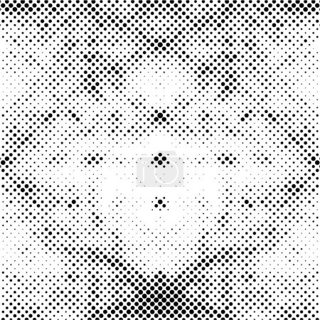 Ilustración de Patrón geométrico grunge blanco y negro - Imagen libre de derechos