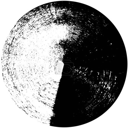 Téléchargez les illustrations : Motif géométrique grunge noir et blanc - en licence libre de droit