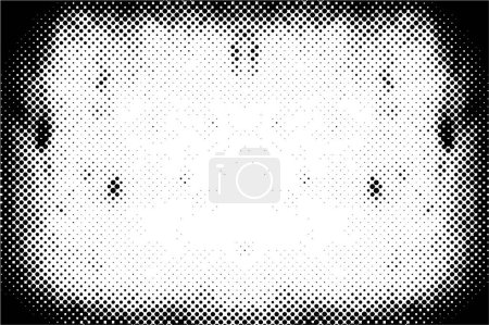 Illustration for Grunge background with space for text, black and white - Royalty Free Image