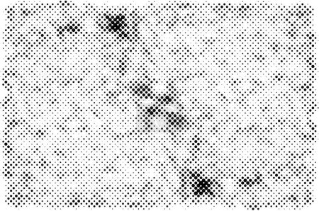 Illustration for Black and white monochrome old grunge vintage weathered backgroud - Royalty Free Image