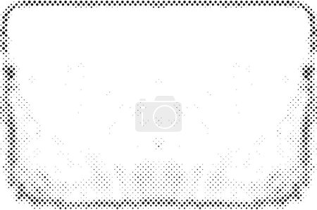 Ilustración de Negro y blanco monocromo viejo grunge vintage envejecido backgroud - Imagen libre de derechos