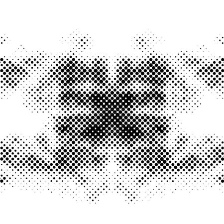 Foto de Fondo abstracto en blanco y negro con puntos. textura moderna y grunge, ilustración vectorial - Imagen libre de derechos