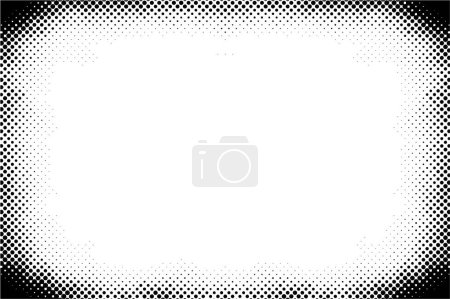 Illustration for Abstract background with dots, grunge pattern, vector illustration - Royalty Free Image