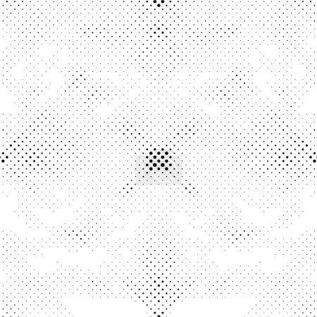 Illustration for Abstract background with monochrome dots. modern and grunge texture, vector illustration - Royalty Free Image