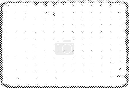 Ilustración de Gradiente medio tono puntos fondo en el estilo de arte pop. Textura de patrón blanco y negro. - Imagen libre de derechos