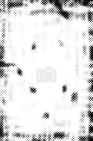 Ilustración de Fondo abstracto de textura grunge monocromática - Imagen libre de derechos
