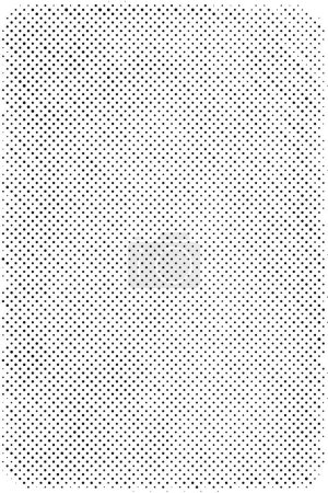 Illustration for Abstract black and white dotted background, monochrome texture. vector illustration - Royalty Free Image