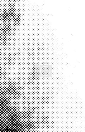 Téléchargez les illustrations : Abstrait monochrome grunge texture fond - en licence libre de droit