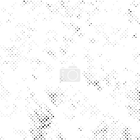Illustration for Abstract black round shape stamp on white background. Graphic design element for web, corporate identity, cards, prints etc. Vector illustration - Royalty Free Image