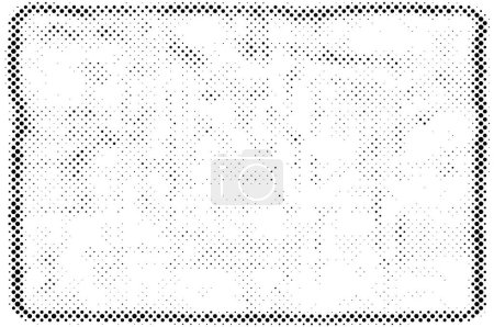 Illustration for Abstract halftone texture. Grunge background of black and white in the style of the undertones. Texture halftone print of design - Royalty Free Image