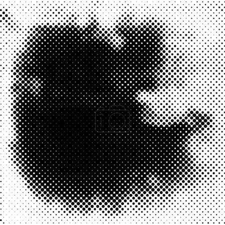 Ilustración de Textura moderna del arte pop del semitono óptico del vector para el cartel, tarjeta de visita, cubierta, maqueta de la etiqueta, diseño de la etiqueta engomada - Imagen libre de derechos