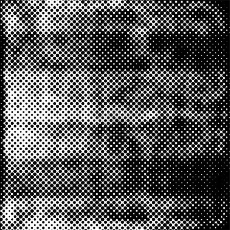 Illustration for Shaded Monochrome: Seamless Vector Texture with Shadows - Royalty Free Image