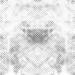 Grunge halftone vector background. Halftone dots vector texture. Gradient halftone dots background in pop art style. Black and white pattern texture. Ink Print Distress Background 