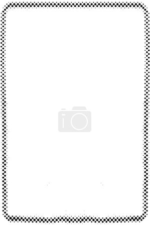 Illustration for Monochrome black and white weathered background - Royalty Free Image
