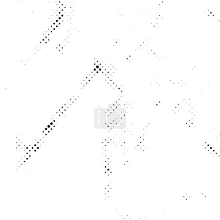 Ilustración de Fondo blanco y negro con ilustración vectorial de puntos - Imagen libre de derechos